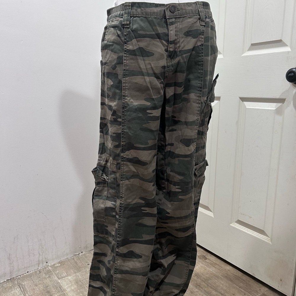 PacSun Green and Brown Cargo Pants